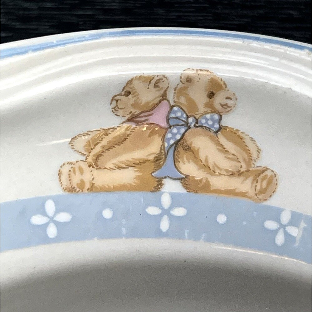 Tienshan Stoneware Theodore Country Bear Dinner 10.25” Plate - Picture 4 of 6
